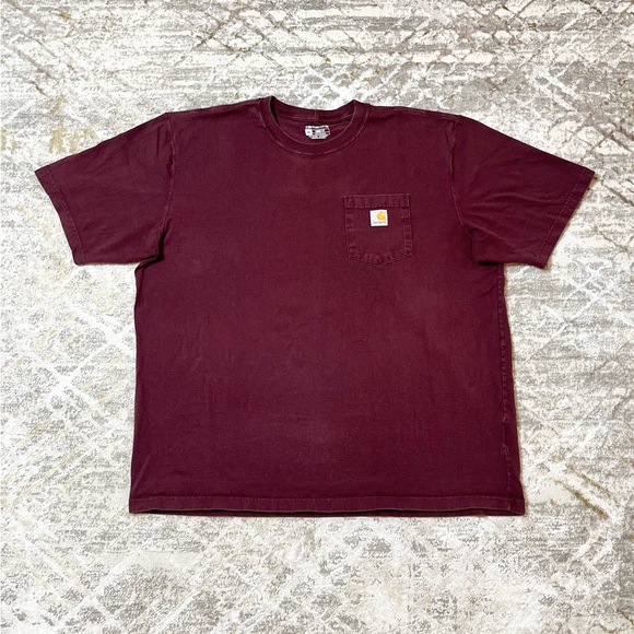 Carhartt Other - Carhartt Loose Fit Pocket T-Shirt 2XL Maroon K87